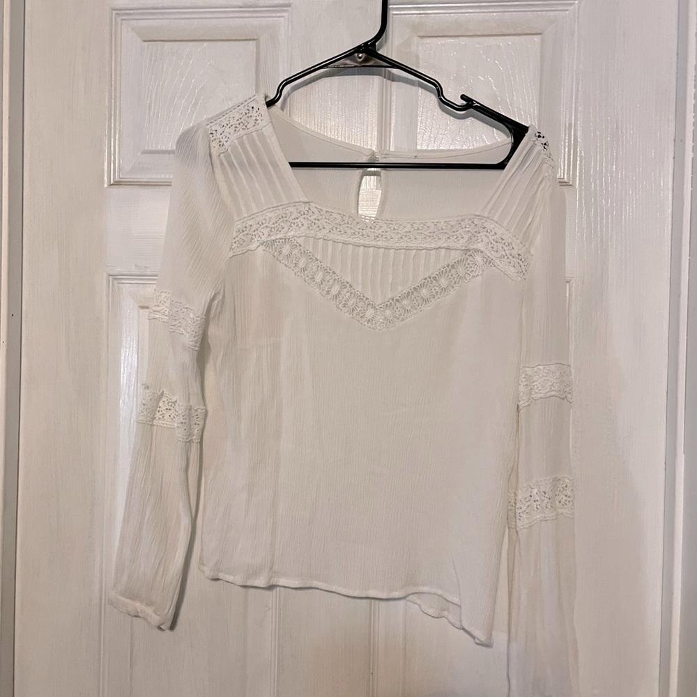 White romantic style top